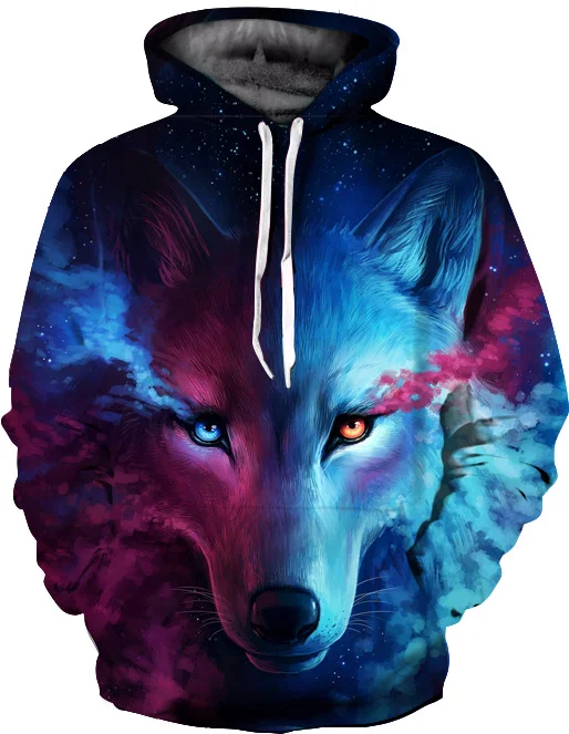 

Autumn and winter 3D digital printing couples dress Hoodie sweater Baseball Jacket Animal pattern xxxxl jumper hoodies men