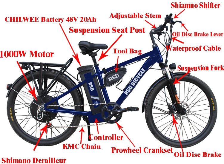 electric suspension bike