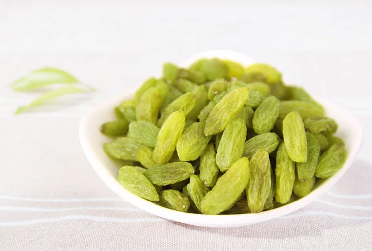 china xinjiang green sultanas seedless raisins