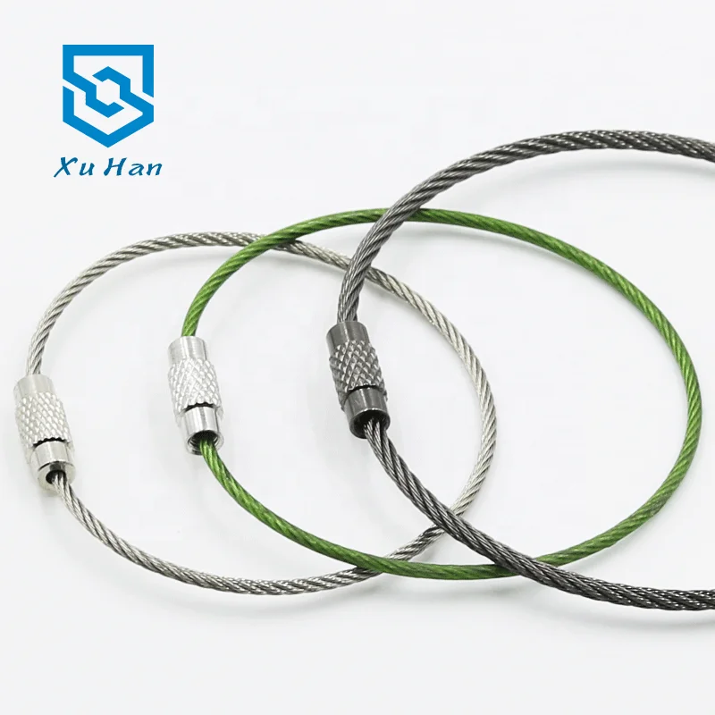 Factory Direct Sale,High Quality Screw Lock Stainless Locking Cable