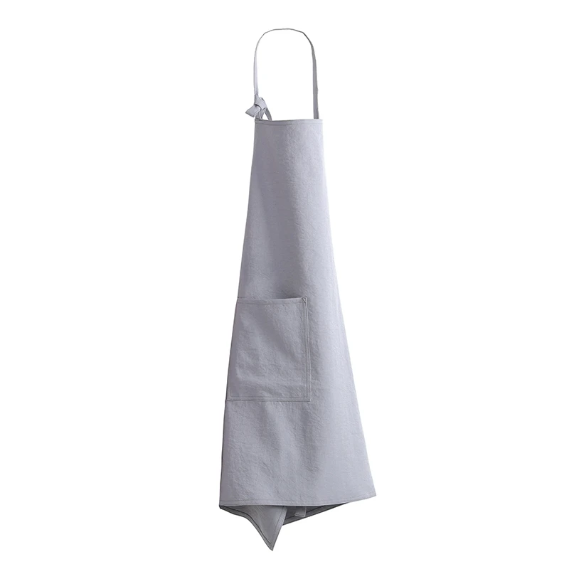 

Simple Style Skin-friendly Fabric Household Kitchen Apron, Brown;white;black;as show