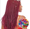 Hair Wire Wrap Strings for Box Braids and Dreadlocks Hair Rings Beads Cuff Clip