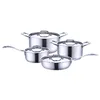Hot Selling High Quality Stainless Steel Cooking Pots Set in 8 Pieces