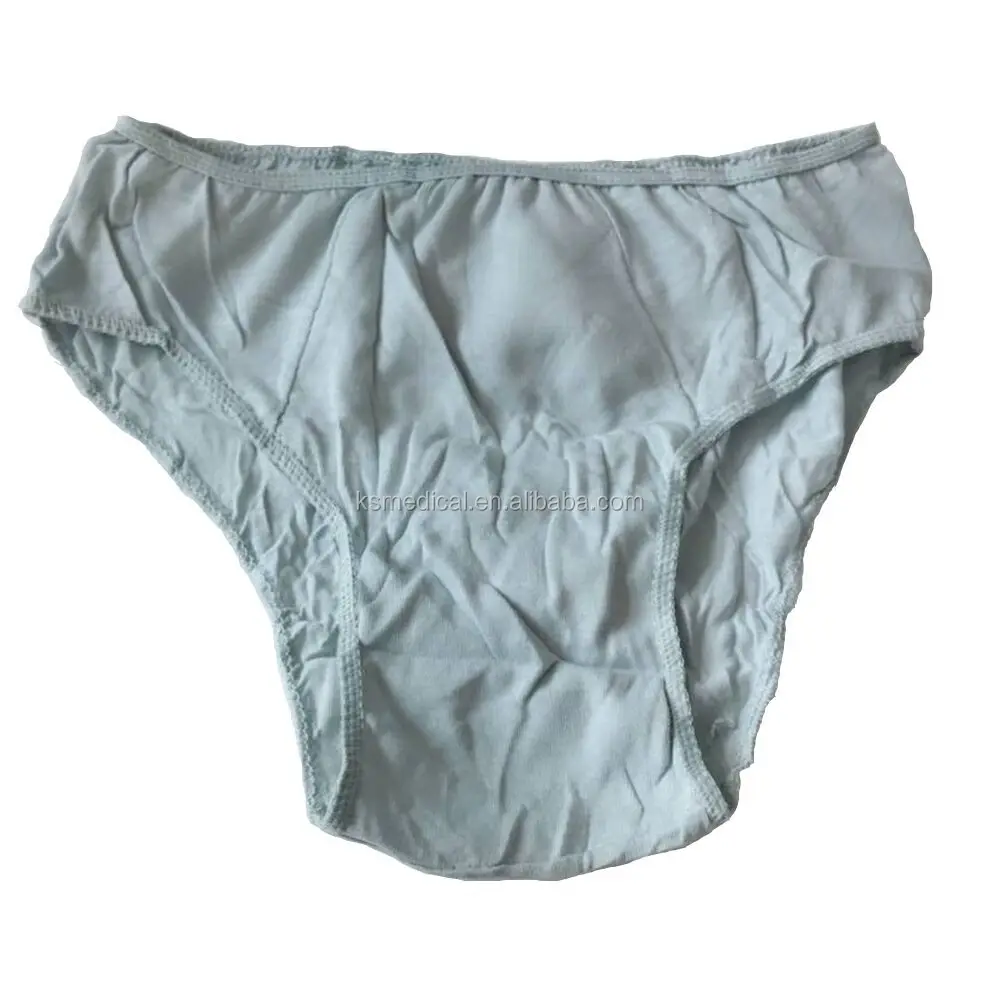 Disposable Brown Cotton Underwear For Spa And Hotel - Buy Disposable ...