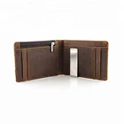 KID Personalizado rfid Cl&aacute;ssico Luxo Grampo do Dinheiro Dos Homens Carteira de couro Fino