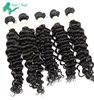 Wholesale virgin cuticle aligned remy deep wave Malaysian hair without chemical process