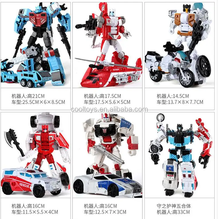 New In Stock Transformers Defensor HZX 5 In 1 Action Figure IDW KO 13/" Kids Toys