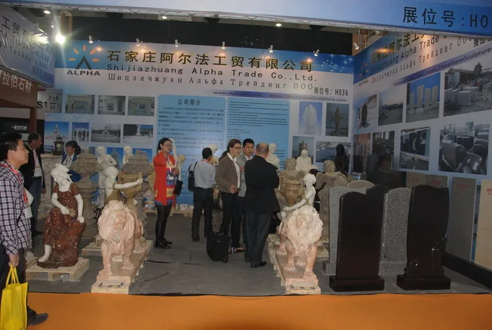 
Carved marble lady with vase statue 