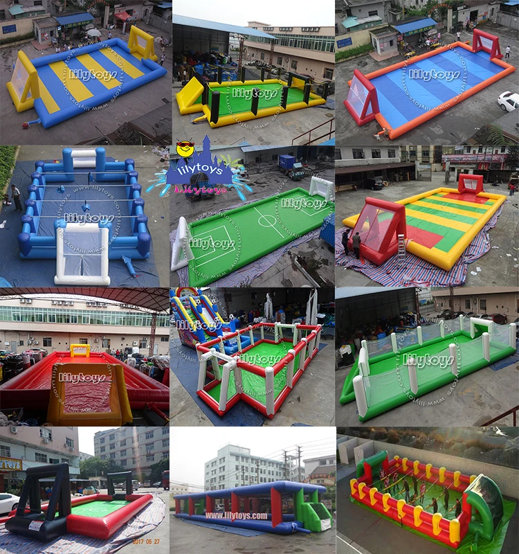 Factory Price Durable Inflatable Sport Arena/inflatable Soapy Football
