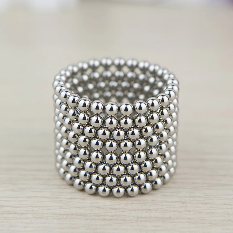 Magnetic Magic Cube 2mm 216 Pcs Neo Cube Puzzles Magnetic Beads 6x6x6 Educational Toys Gift For
