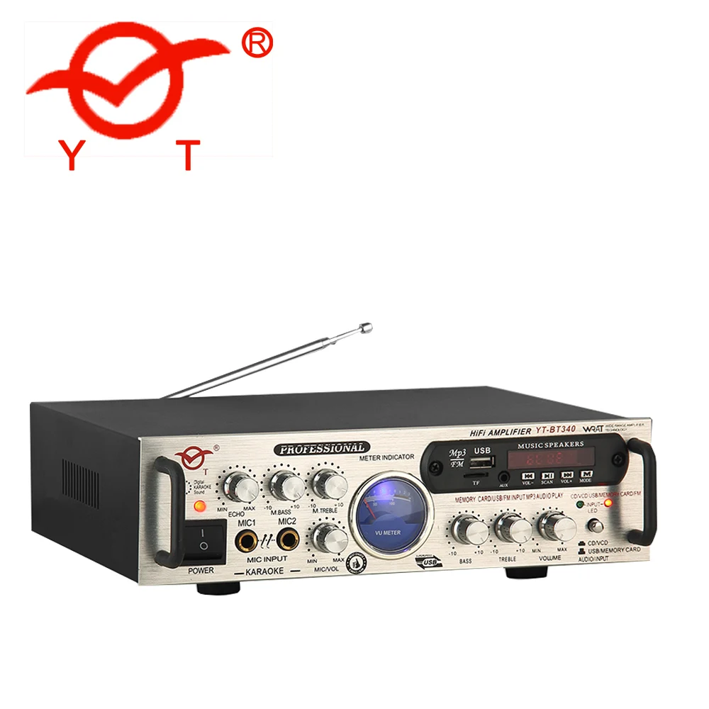 

New 12V 20W Mini Car hi fi Stereo Audio Amplifier, Black