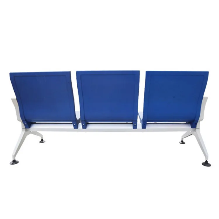 Steel 3-seater waiting chair in hospital stainless steel 4 and 5 seater waiting chair