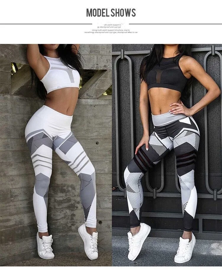 

2019 Custom Sportswear printed spandex Compression Tights Wholesale Women Yoga Pants Leggings fitness, N/a