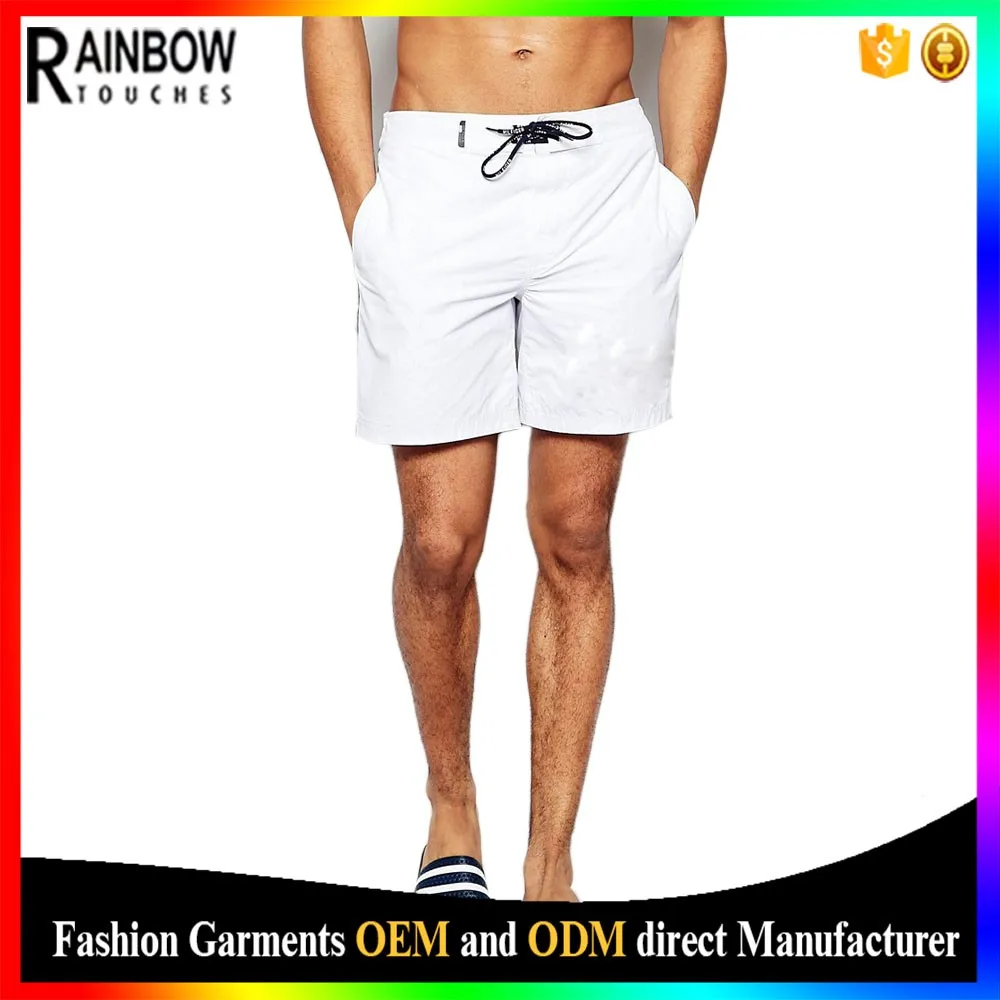 High Quality Drawstring Plain White Board Men's Short Buy Men's Short
