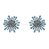 new design for Brazil flower shape joyeria fashion earrings women jewelry