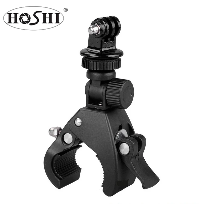 

HOSHI Bike mount Bicycle Motorcycle Handlebar Clamp Camera Mount Tripod Adapter For Gopro Hero 1 2 3 3+ 4 5 6 7Series