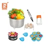 Multi-function Kitchen Trivet Dish Steamer Stainless Steel Steamer Rack for 3 QT instant Insert Pot Accessories