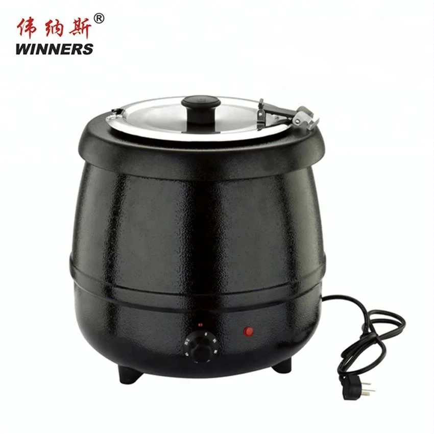 Electric Soup Warmer, 10.5-Quart,Black (1-Pack)