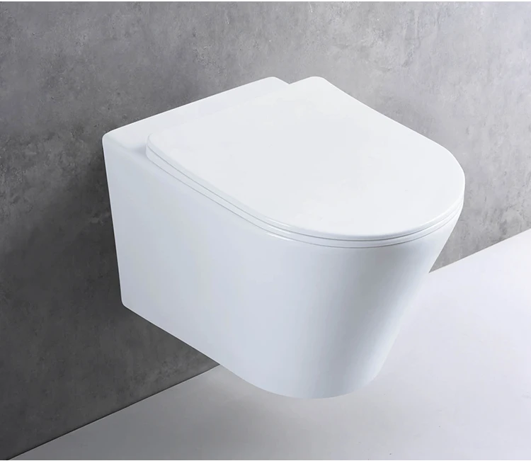 New Coming White Color Round Wc Sanitary Ware Ceramic Wall Hanging ...