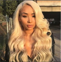 

GS Hair lace frontal wig virgin human hair blonde, 613 indian frontal wigs hd lace swiss lace front,straight Lace Frontal Wig
