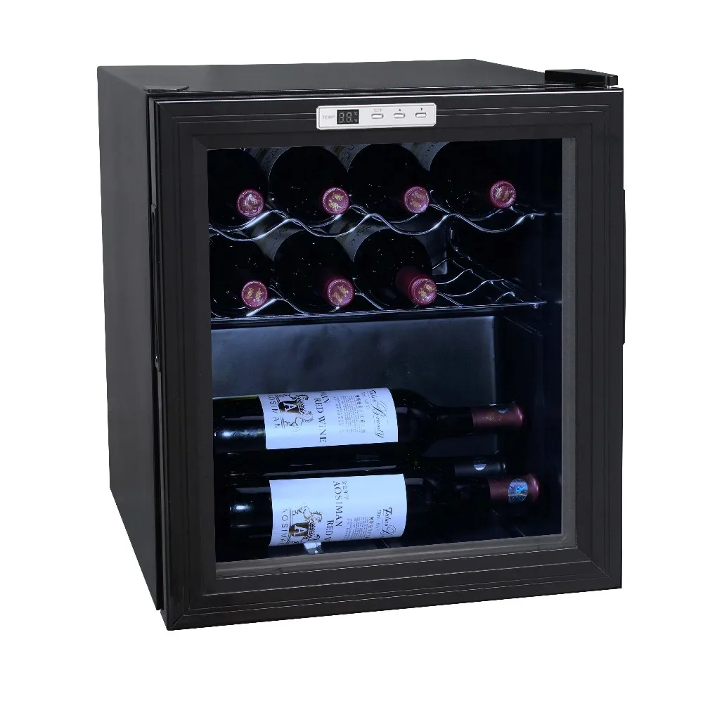 Hot Sale Portable Black Compressor Wine Cooler With Humidity