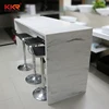 Modern artificial marble stone covers coffee table bar
