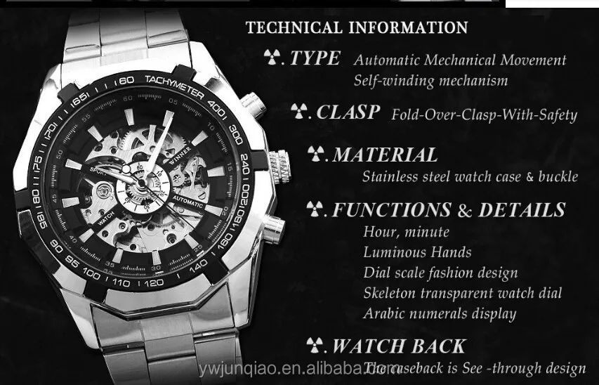Man Watch Automatic Movement