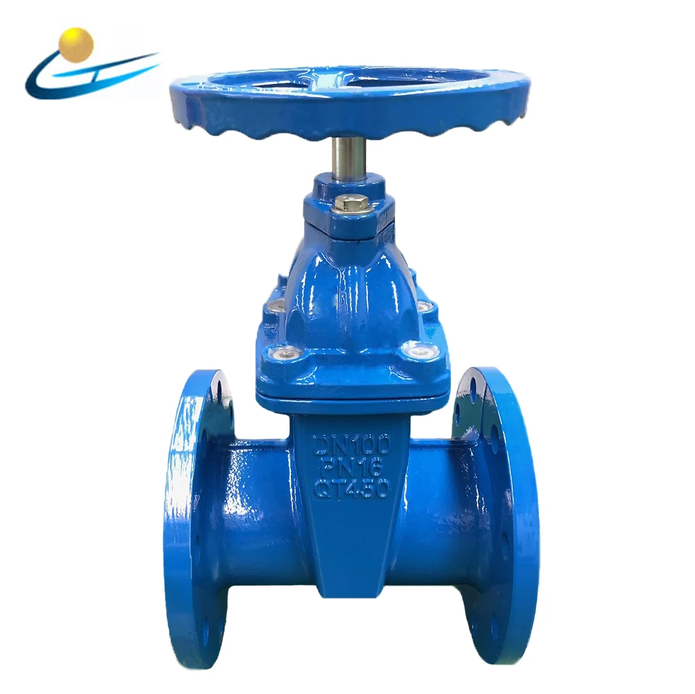 4 Inch Gate Valve Dn100 Ductile Iron Non-rising Stem Soft Seat Gate ...