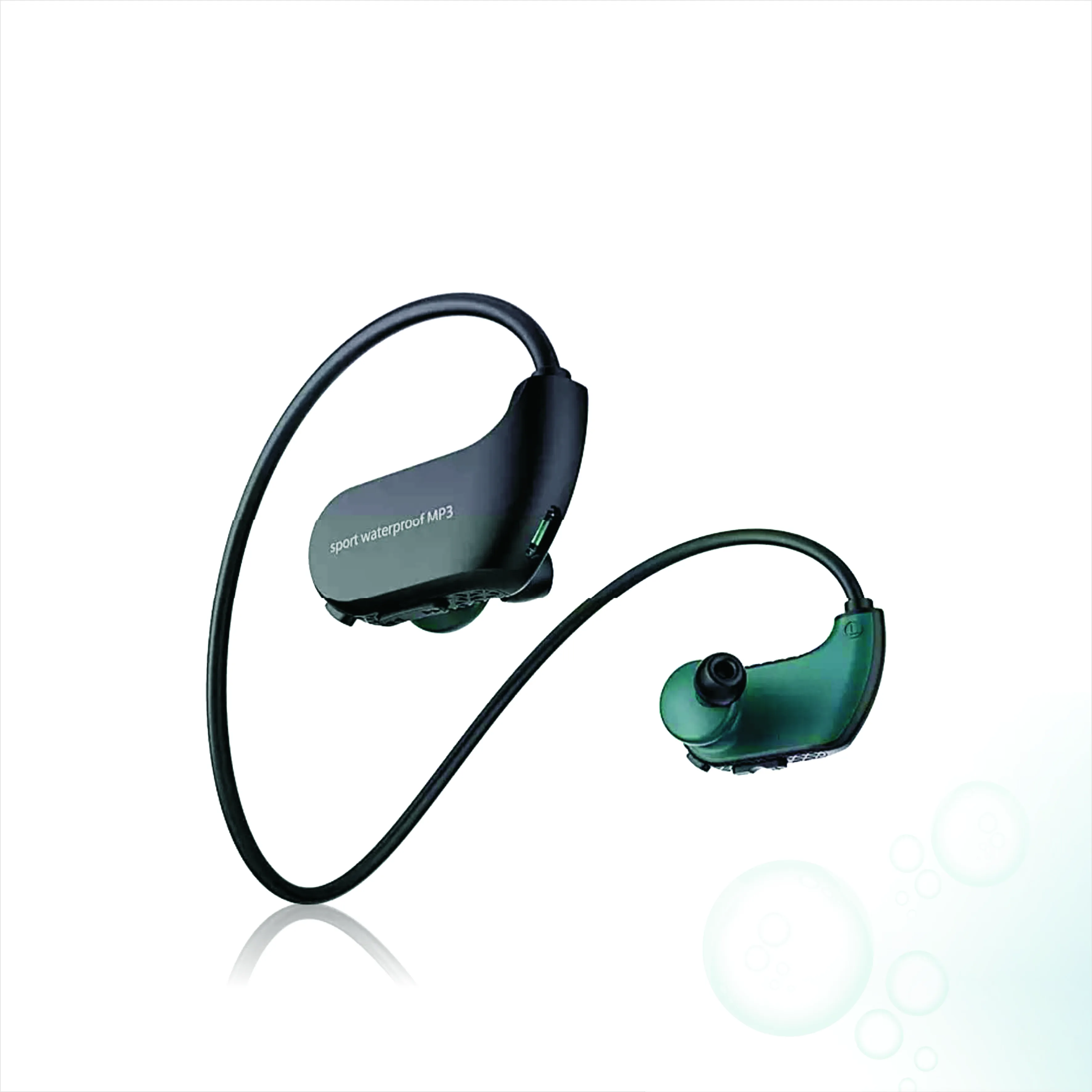 

Swimming mp3 diving waterproof sports MP3 player in Ear build in 100mAh Battery IPX-8