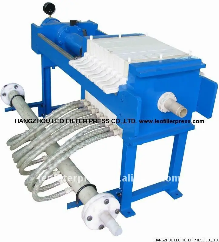 Leo Filter Press Manual Hydraulic Operationtype Small Capacity
