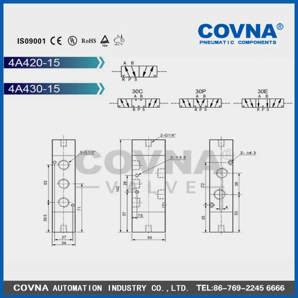 COVNA HK4V430P air pressure relief valve
