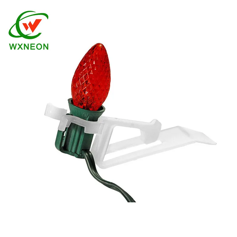 2 Pins Slide On Electrical Vampire Male Plugs For String Light