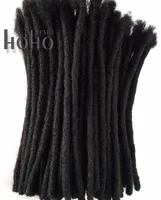 

[HOHO DREADS] Top quality human hair #1 black 16 inch afro kinky crochet braids
