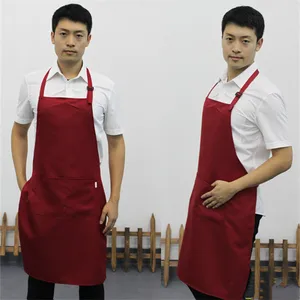 Image of adult men adjustable aprons multi-colour working clothes cooking waiter adjustable apron