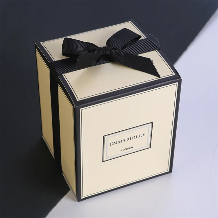 High Quality Luxury Custom Logo Candle Box With Ribbon Buy Candle Box