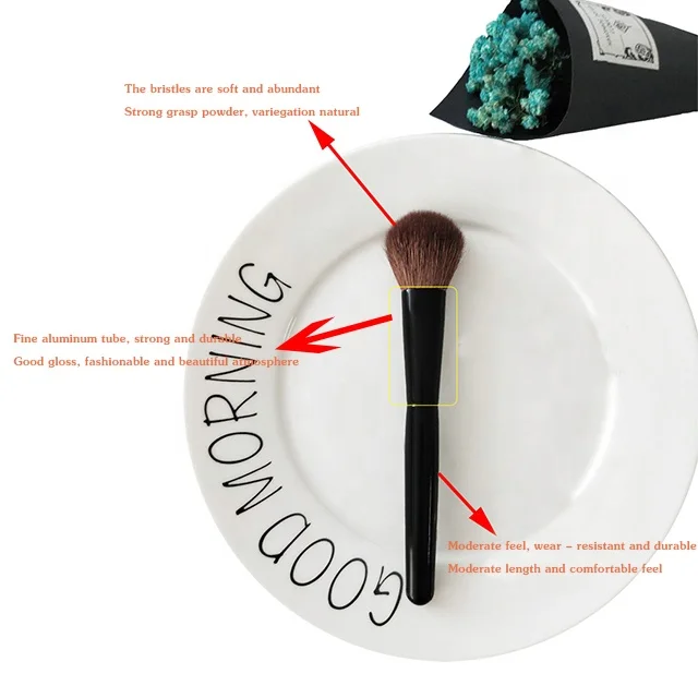 

Wholesale cosmetics makeup brush kit wooden handle make up brushes air brush makeup, As picture show
