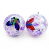 With string Rubber jumping ball crystal ball clear led bouncy ball