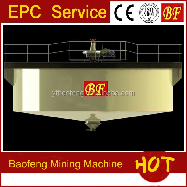 
China Energy Saving Mining Sedimentation Dewatering Thickener Tank for Tailing Processing 