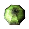 2019 hot sale 23inch auto open satin fabric straight wooden umbrella