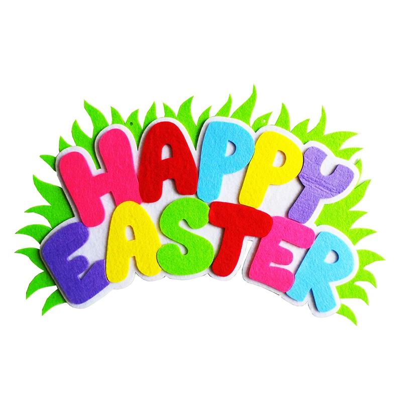 
EU Standard 2018 Felt Bunny Egg Easter Decoration 