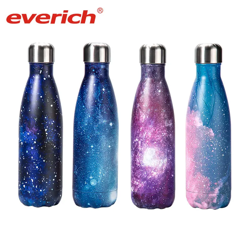 

Starry sky cola sport water bottles with logo, Customized color