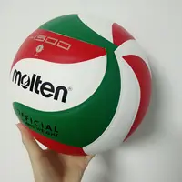 

custom wholesale inflatable Micro Fiber PU Size 5 Molten Volleyball ball 4500 5000 for Training balon voleibol pelota match