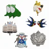 Manufacturer Cheap Carton Animal Bird Dragon Shaped Black Nickel Metal Custom Soft Hard Enamel Lapel Pin Factory