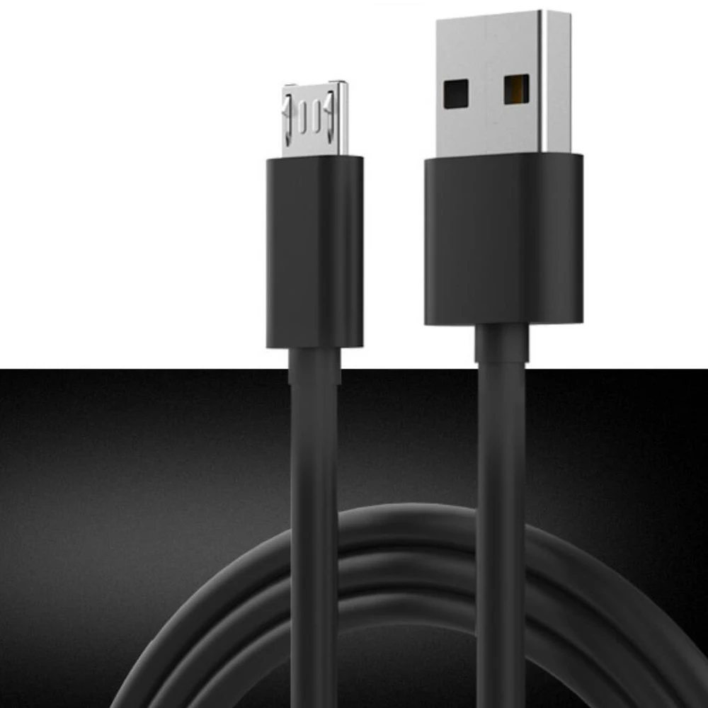 

3ft 6ft 10ft usb to micro usb cable 2A charging cable PVC ce certification micro usb data transfer sync charger, Black/white