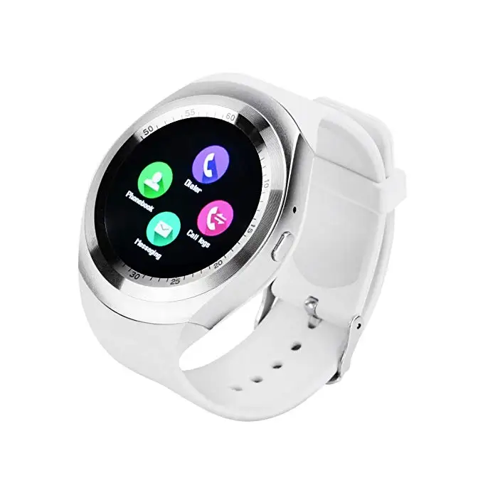 

Sim card highquality touch screen watch phone best smartwatch 2018, Black white pink blue