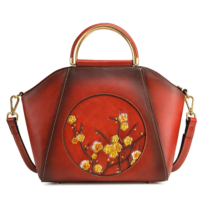 

Best Selling 2021 prodctu design embroidery cowhide leather ladies hand bags womens handbags and purses, Blue,red,brown