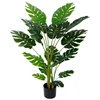PEVA Material Green Plant Type Artificial Bonsai Trees Small Tropical Foliage Plants