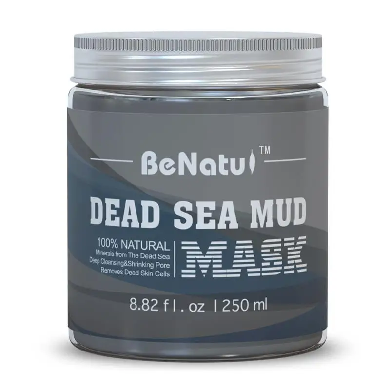 

Dead Sea Mud Mask 100% Natural Mineral - Best Facial Cleanser, Pores Minimizer, Acne Reducer, Blackhead Remover for Face & Body