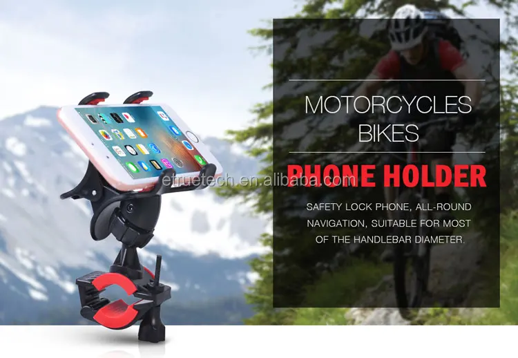 Bicycle Bike Mobile Holder Bag; Bike Cell Phone Holder Waterproof Mount Bracket Stand Waterproof Case Bag