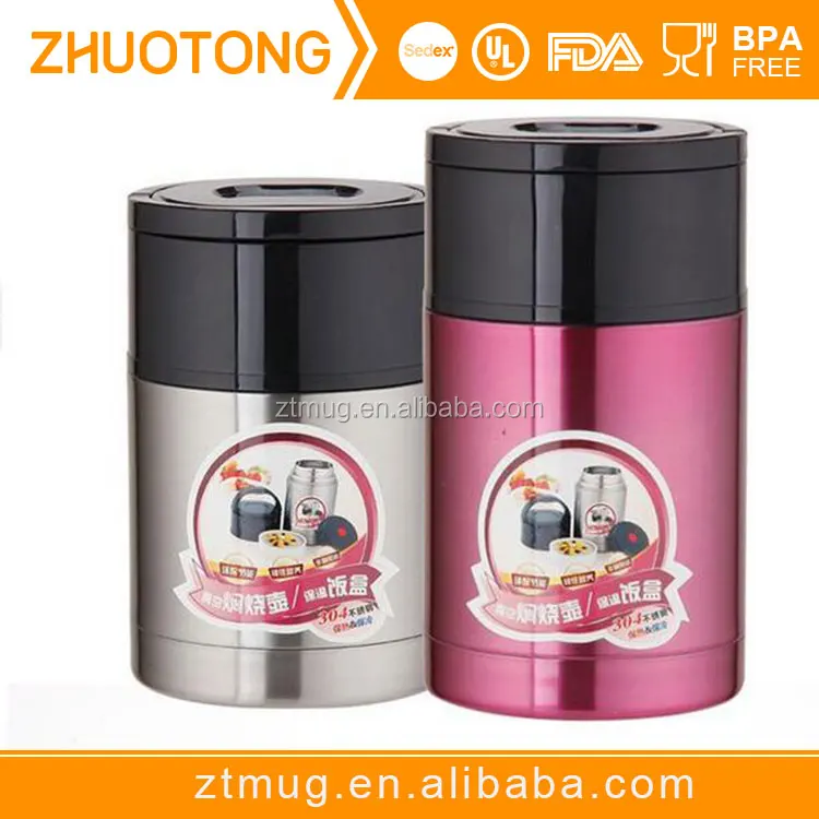 
Hot selling non-electric cooking energy saving stainless steel vacuum thermal cooker 